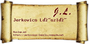 Jerkovics László névjegykártya